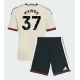 Manchester United Kobbie Mainoo #37 Replike Rezervni Dres za djecu 2026-27 Kratak Rukav (+ Kratke hlače)